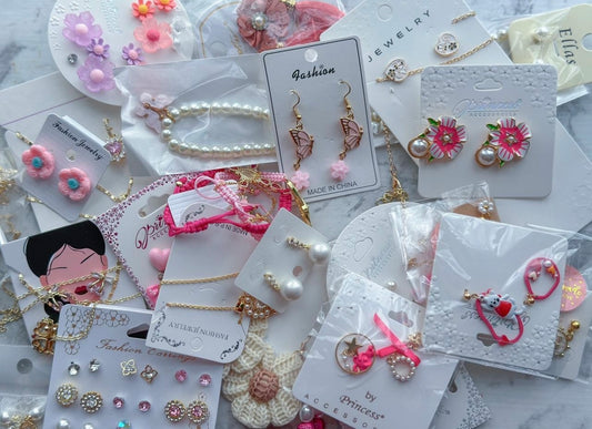 White & Pinky Jewelry Bundle